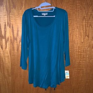 Teal dress shirt / blouse